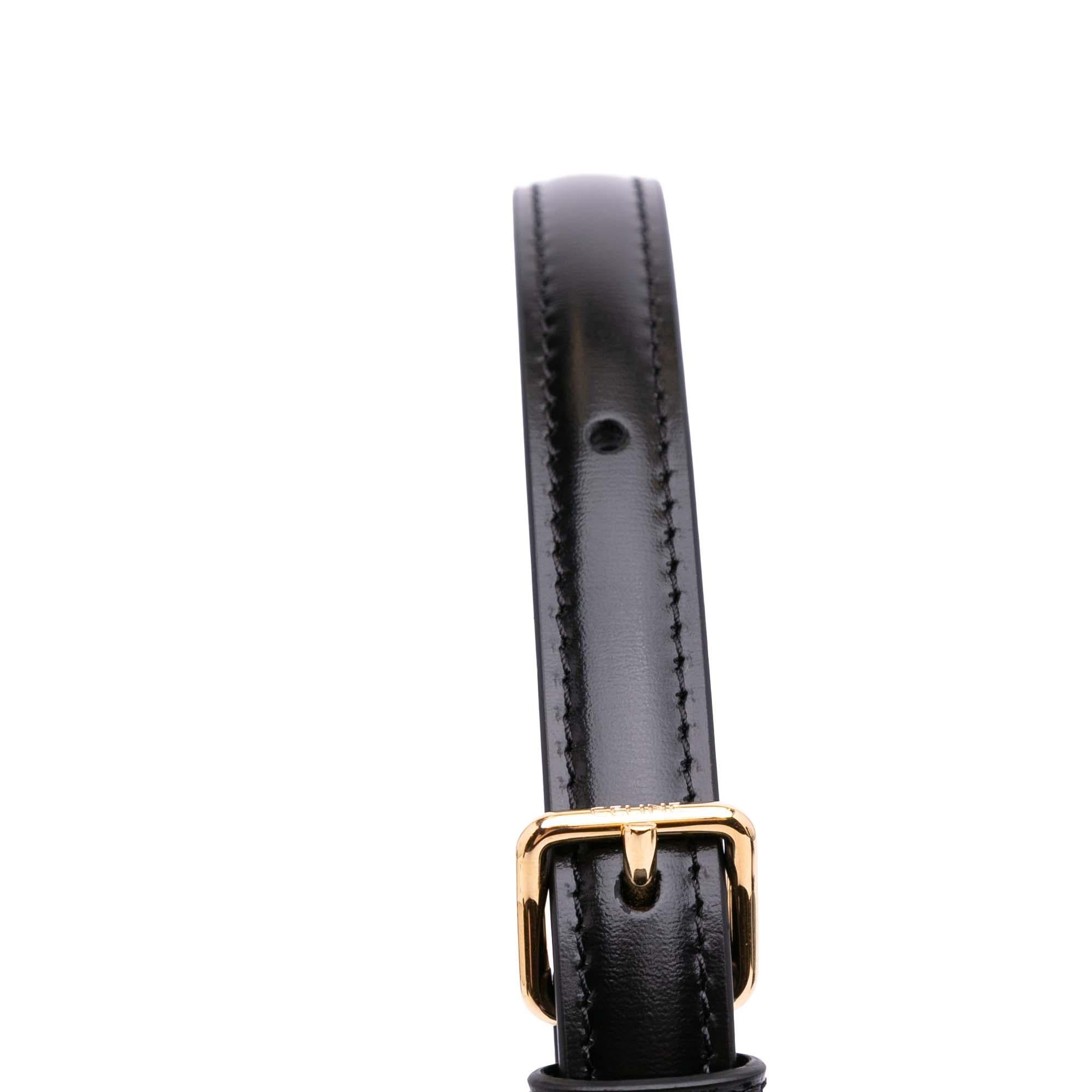 Celine Shiny Calfskin Claude Shoulder Bag