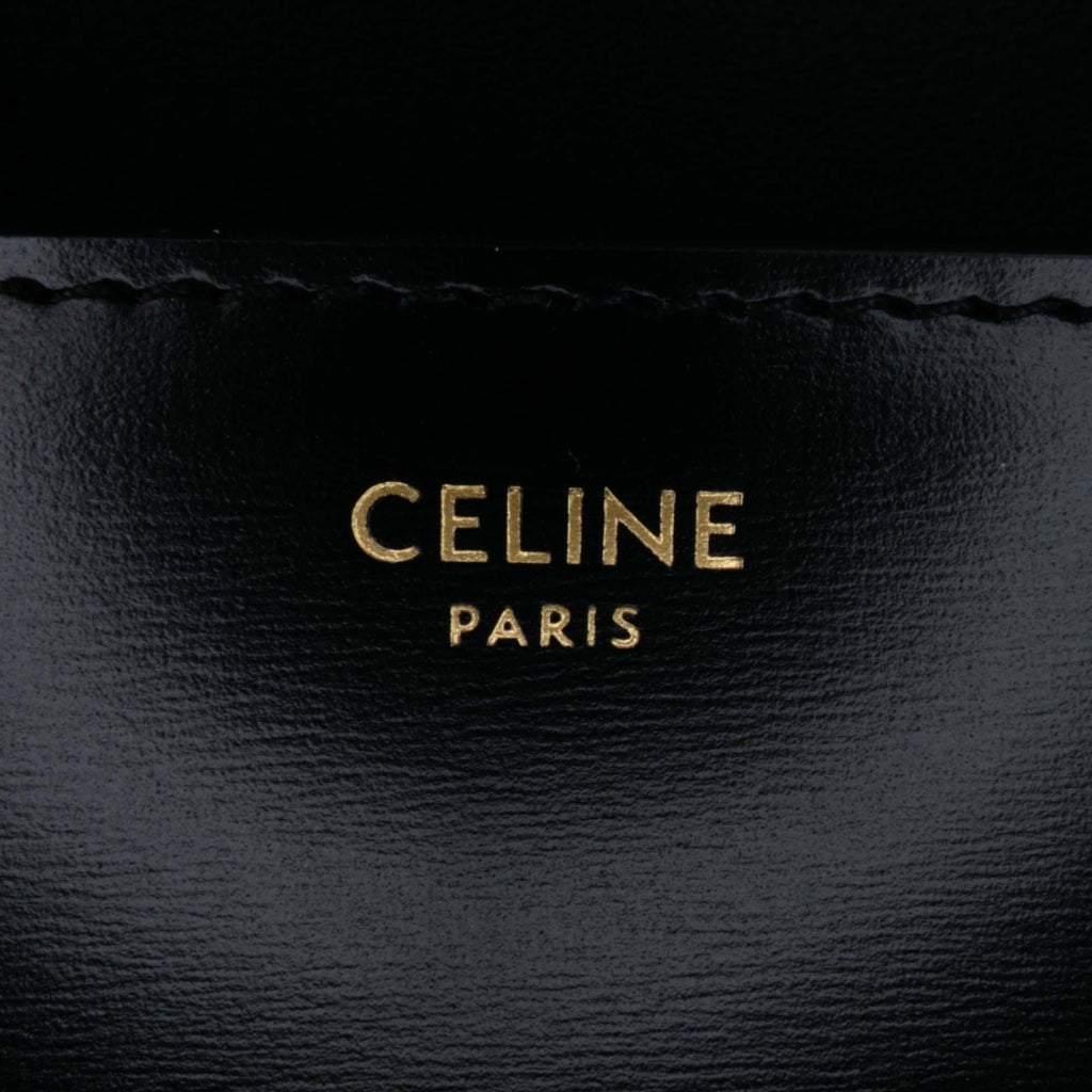 Celine Shiny Calfskin Claude Shoulder Bag