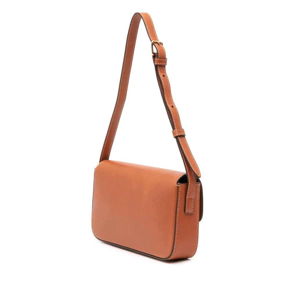 Celine Shiny Calfskin Claude Shoulder Bag