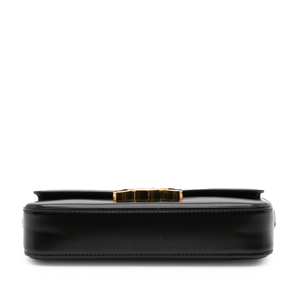 Celine Shiny Calfskin Claude Shoulder Bag
