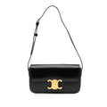 Celine Shiny Calfskin Claude Shoulder Bag