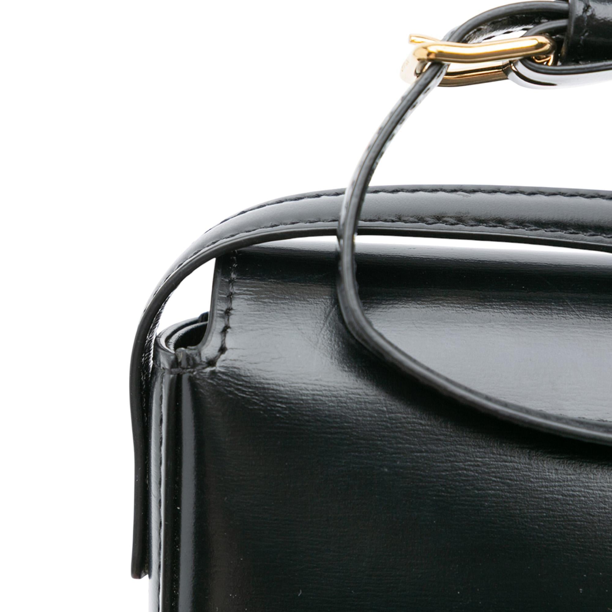 Celine Shiny Calfskin Claude Shoulder Bag