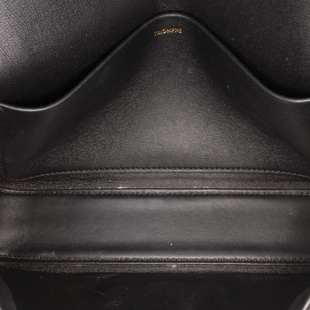 Celine Shiny Calfskin Claude Shoulder Bag
