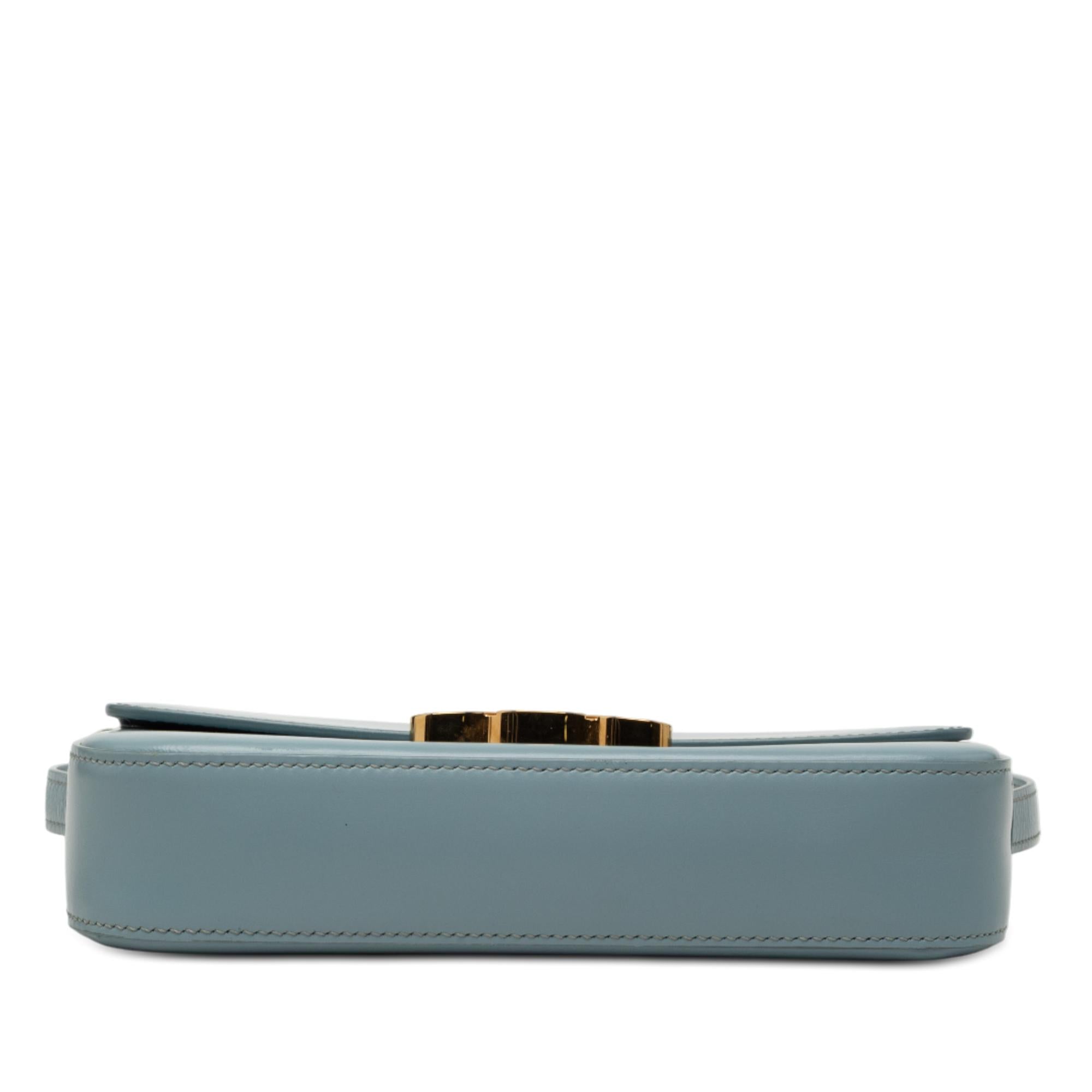 Celine Shiny Calfskin Claude Shoulder Bag