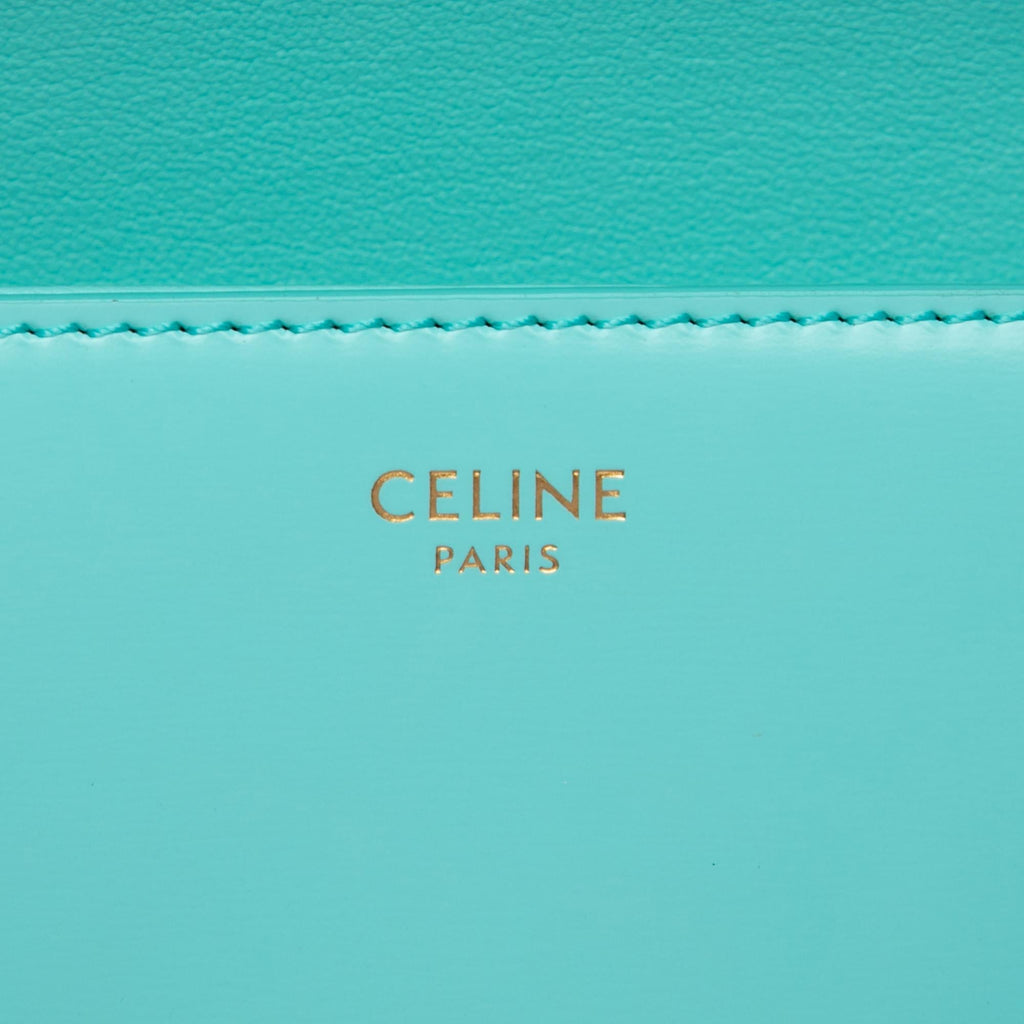 Celine Shiny Calfskin Claude Shoulder Bag