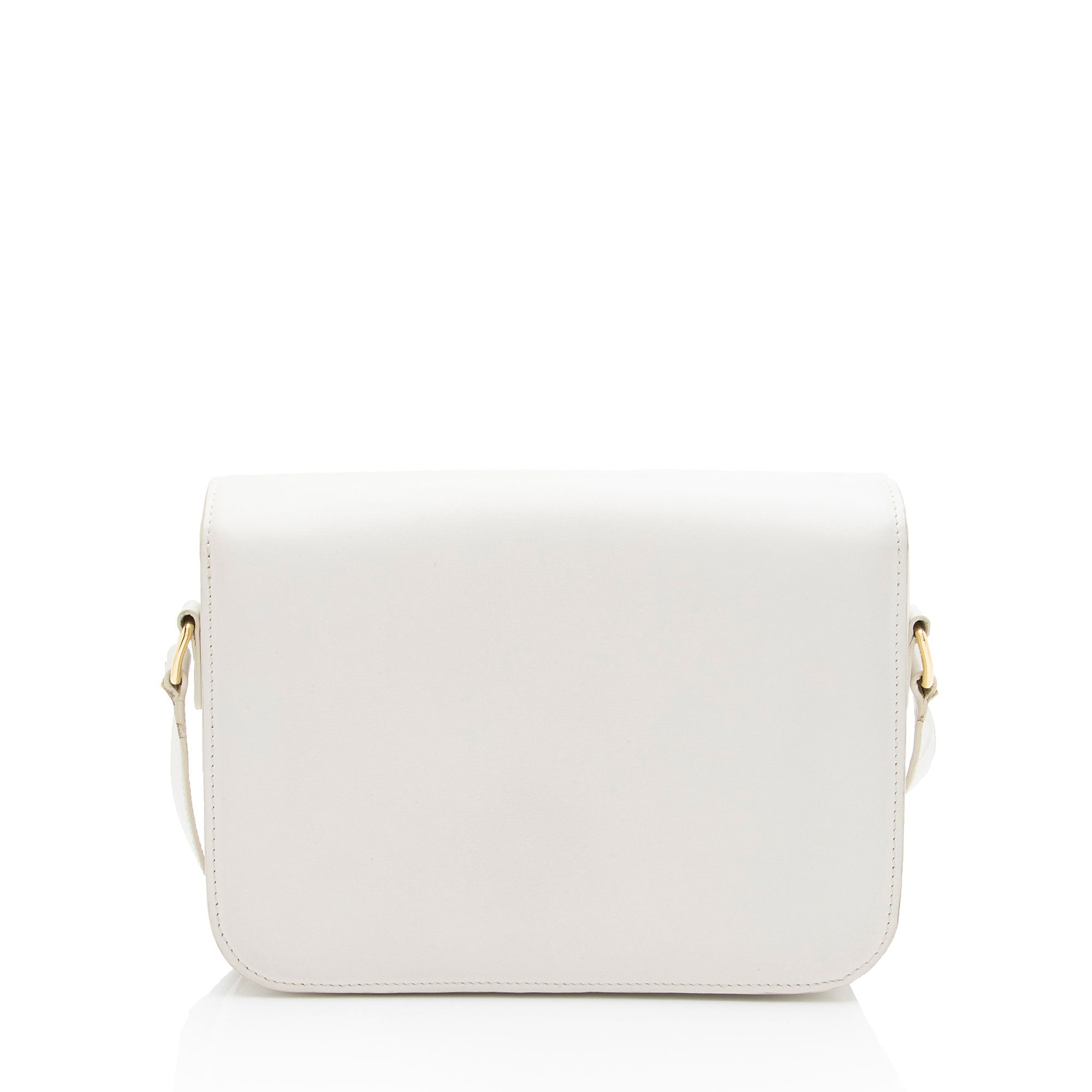 Celine Shiny Calfskin Triomphe Classique Shoulder Bag