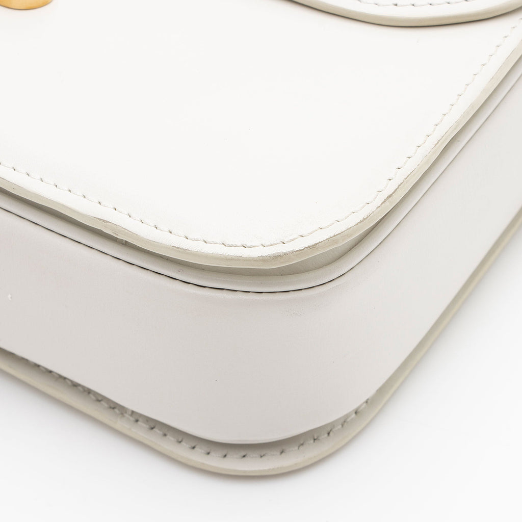 Celine Shiny Calfskin Triomphe Classique Shoulder Bag