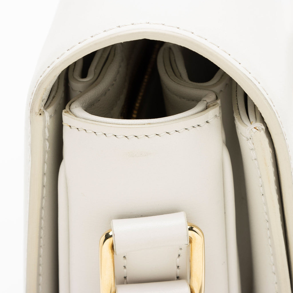 Celine Shiny Calfskin Triomphe Classique Shoulder Bag