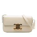 Celine Shiny Calfskin Triomphe Claude Shoulder Bag