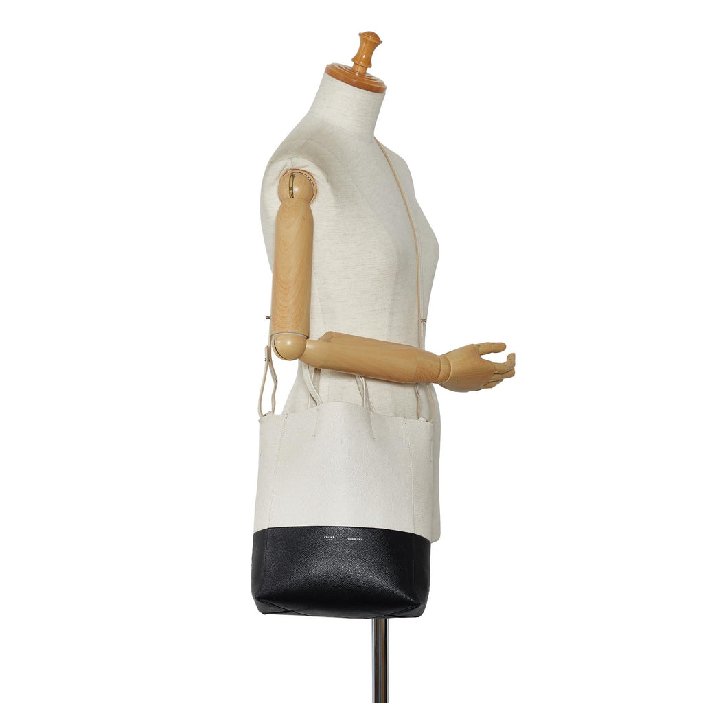Celine Small Bicolor Vertical Cabas (SHG-UizND1)