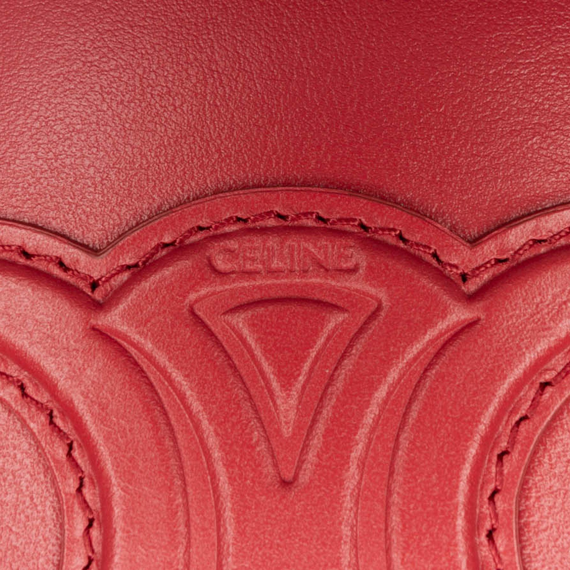 Celine Small Calfskin Cuir Triomphe Box Bag