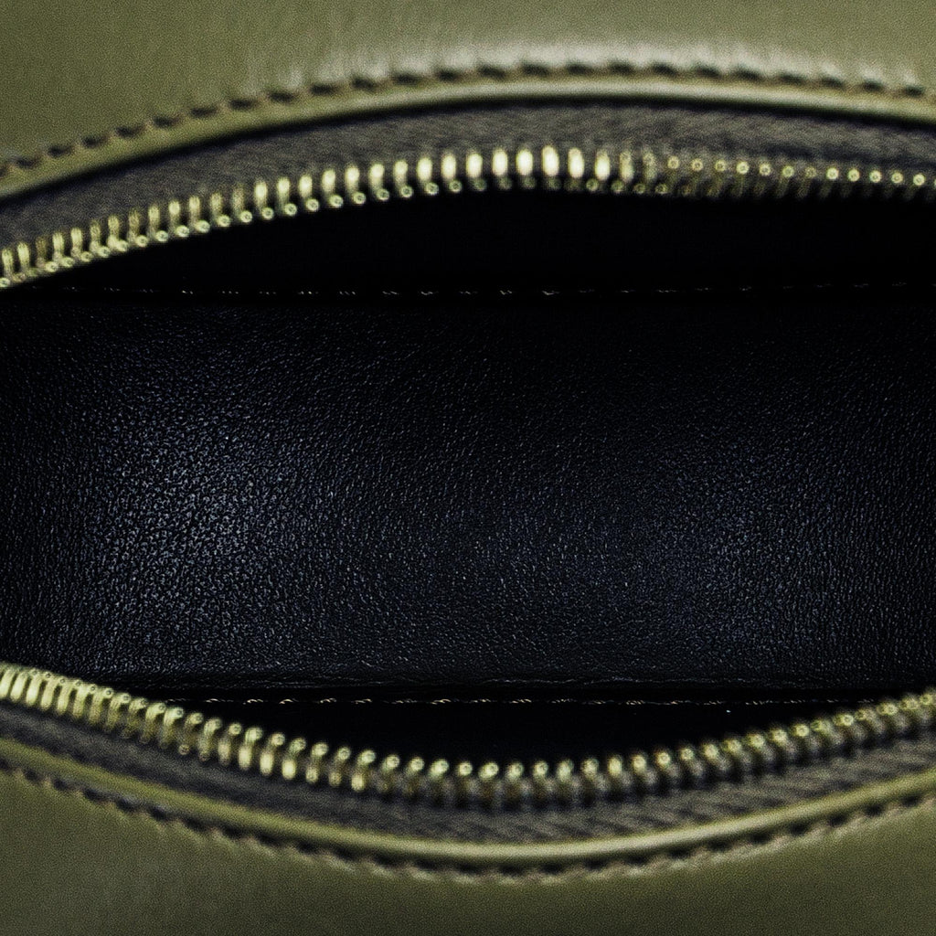 Celine Small Calfskin Cuir Triomphe Oval Crossbody