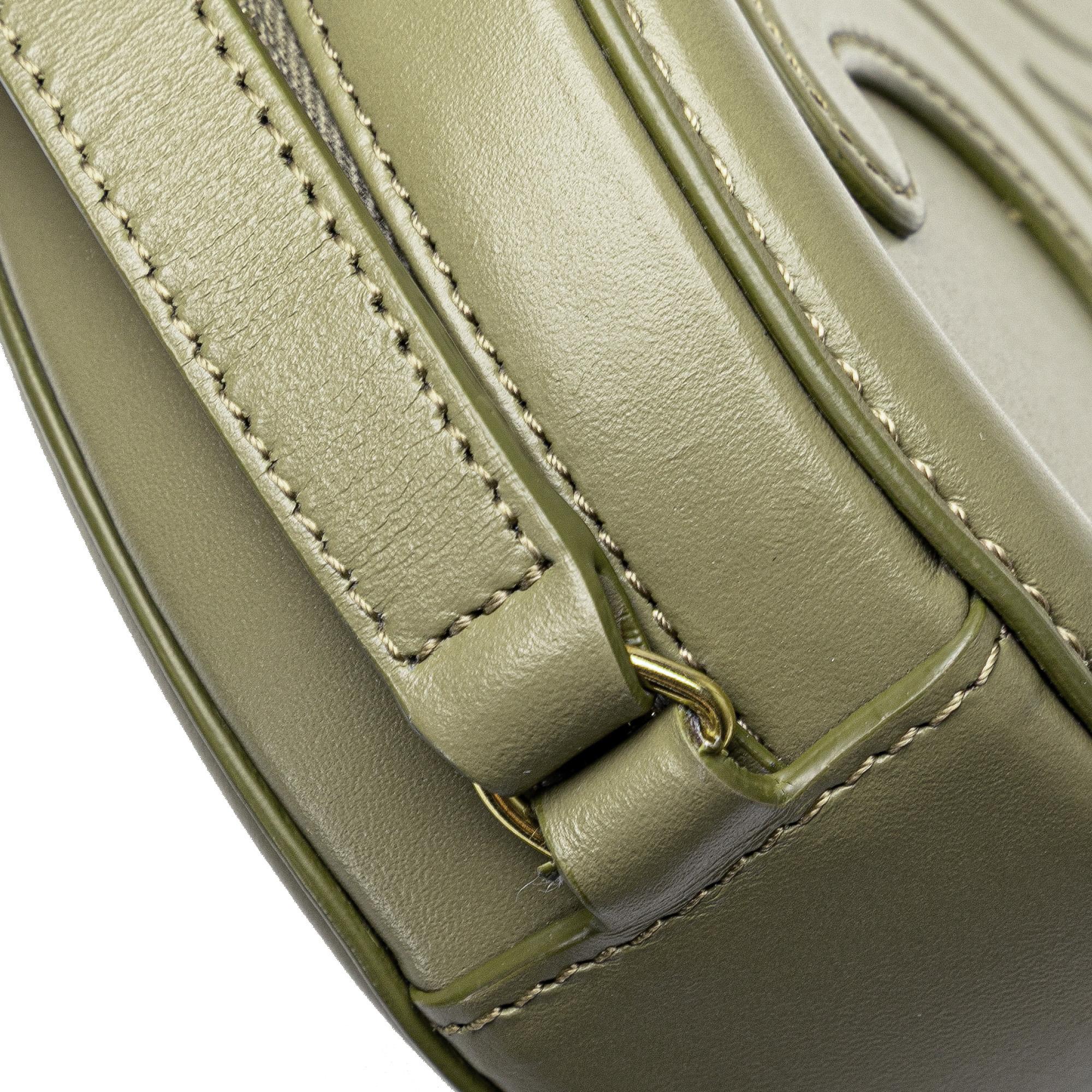 Celine Small Calfskin Cuir Triomphe Oval Crossbody