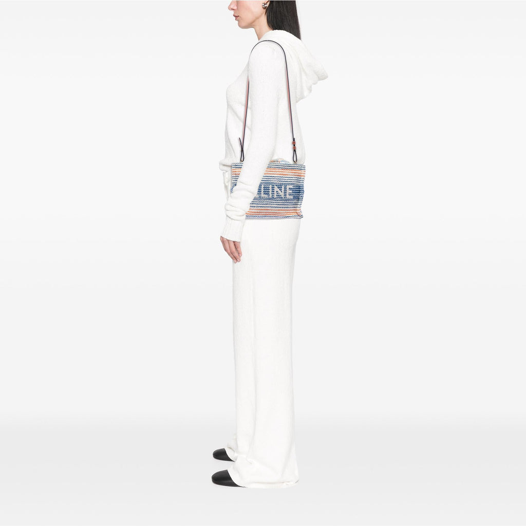 Celine Small Canvas Cabas Thais Satchel
