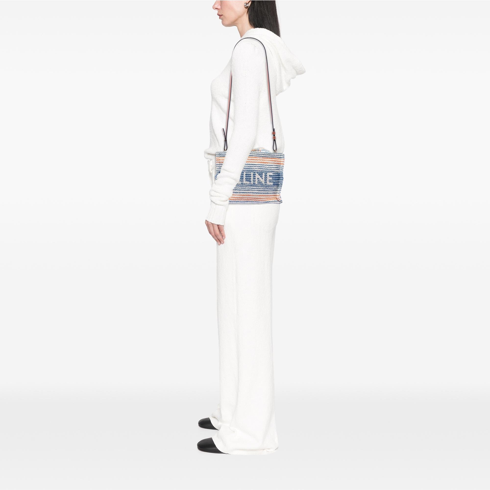 Celine Small Canvas Cabas Thais Satchel