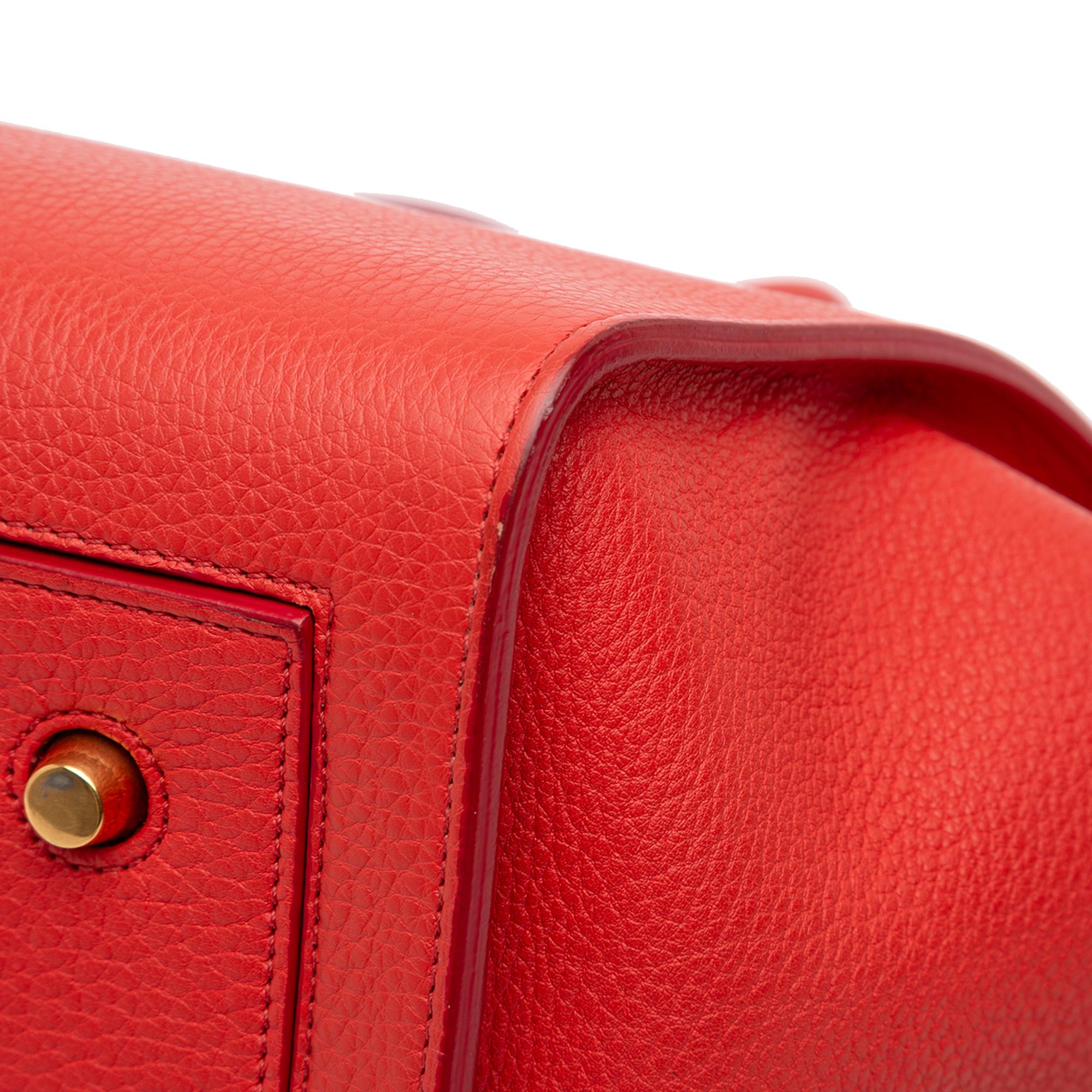 Celine Small Crisped Calfskin Tie Knot Handbag