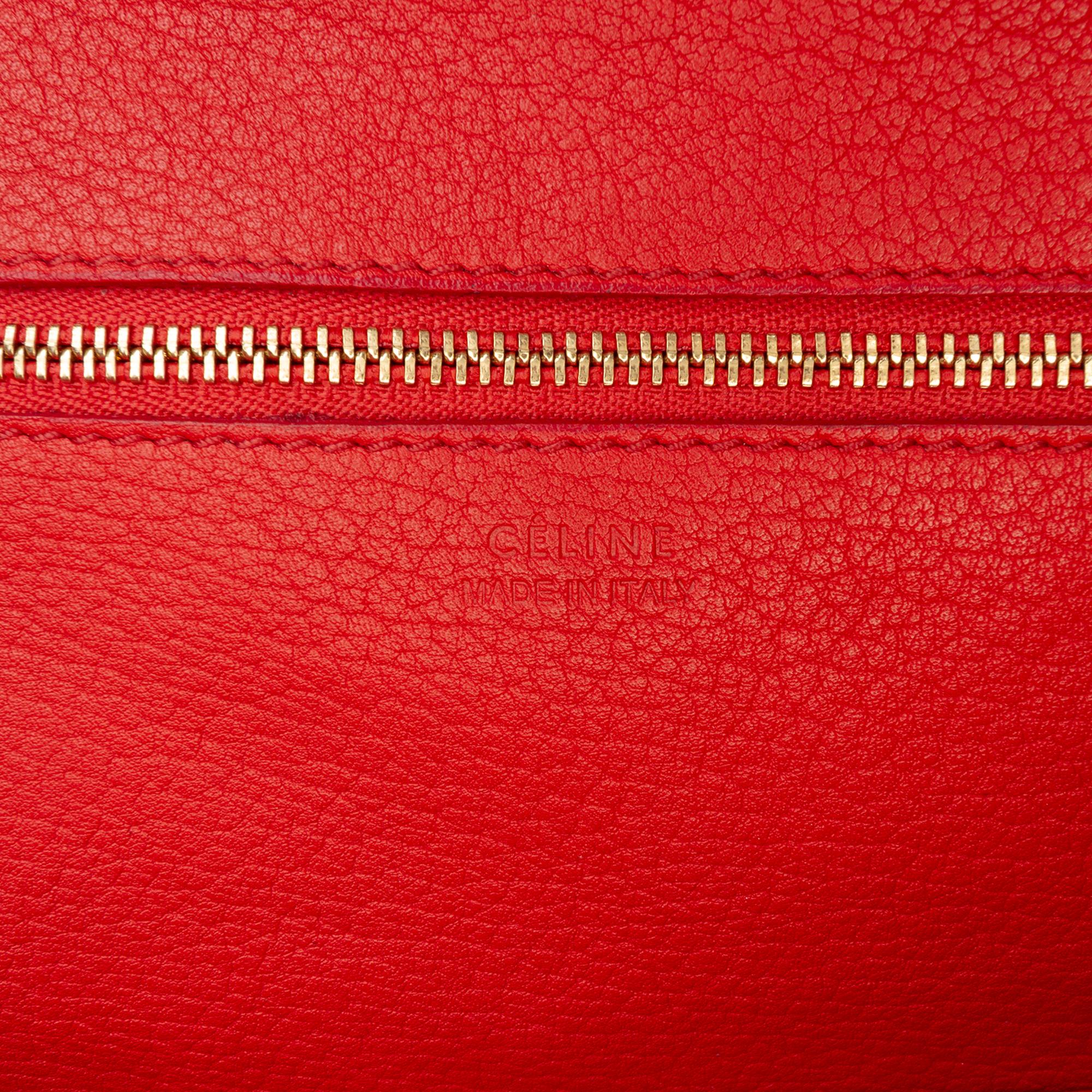 Celine Small Crisped Calfskin Tie Knot Handbag
