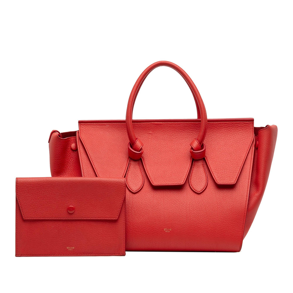 Celine Small Crisped Calfskin Tie Knot Handbag