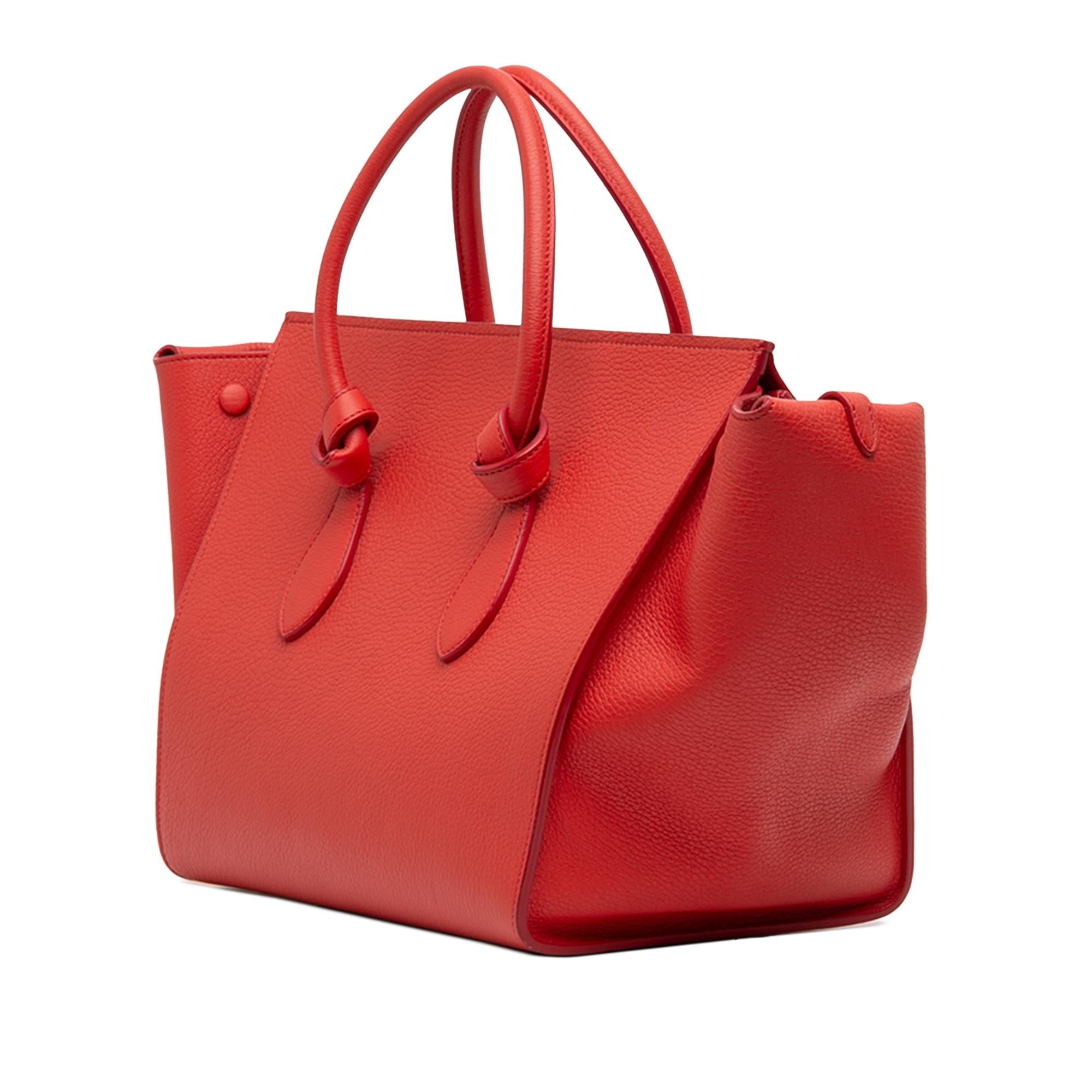 Celine Small Crisped Calfskin Tie Knot Handbag