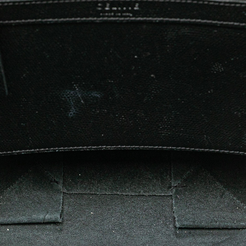 Celine Small Grained Calfskin Vertical Cabas Satchel