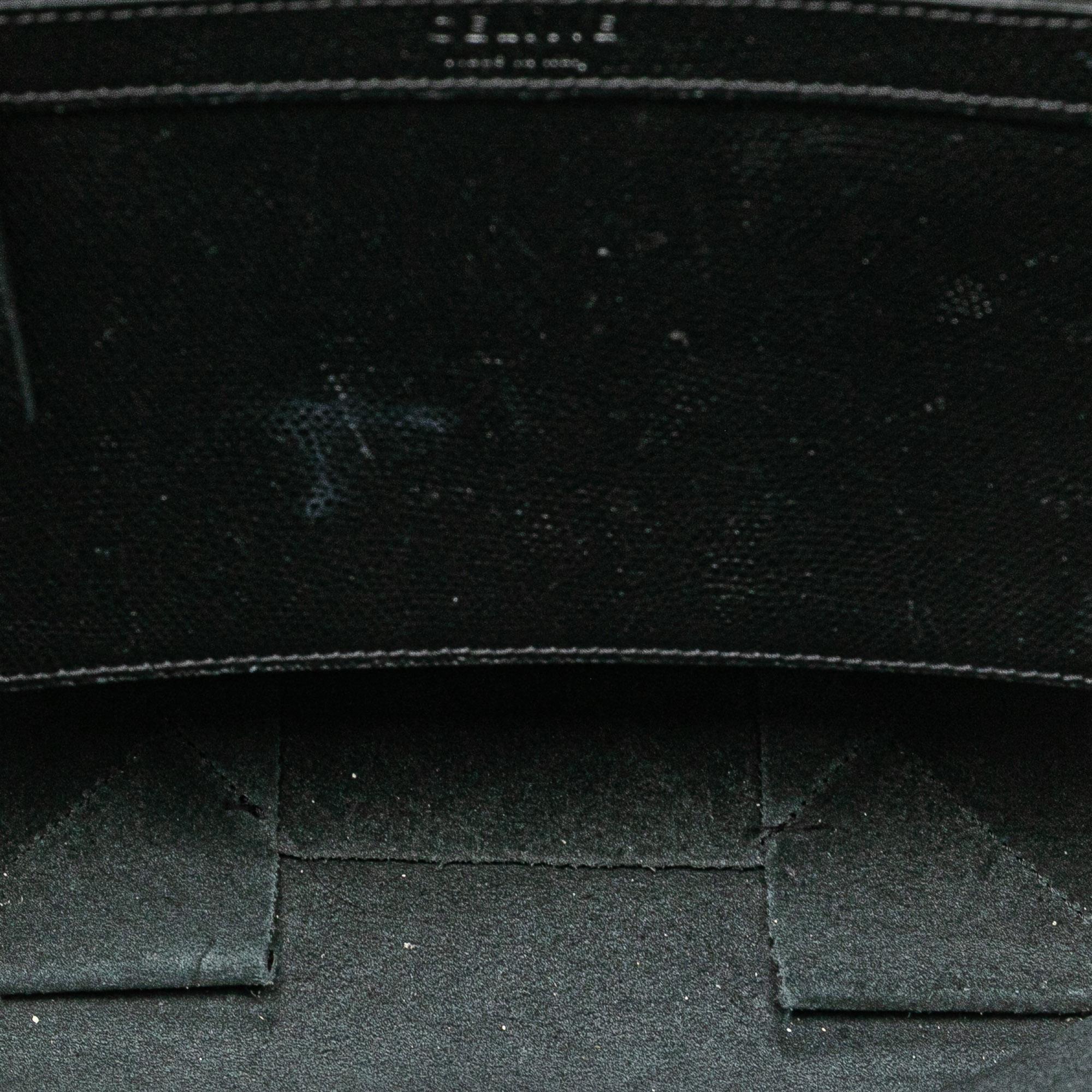 Celine Small Grained Calfskin Vertical Cabas Satchel