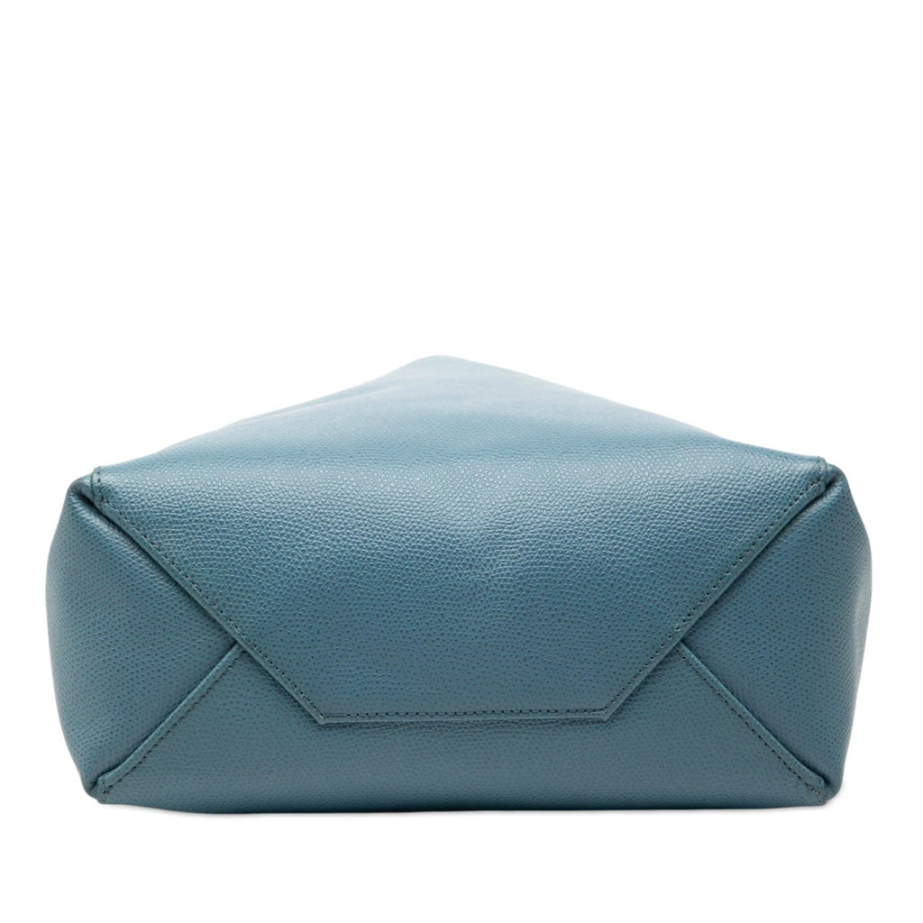 Celine Small Grained Calfskin Vertical Cabas Satchel