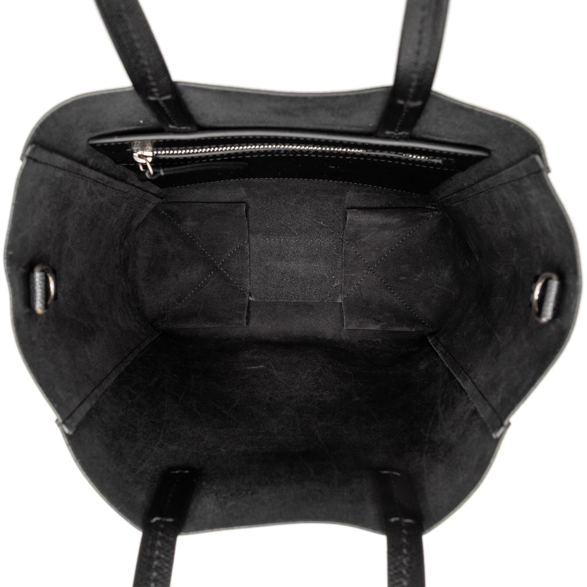Celine Small Grained Calfskin Vertical Cabas Satchel