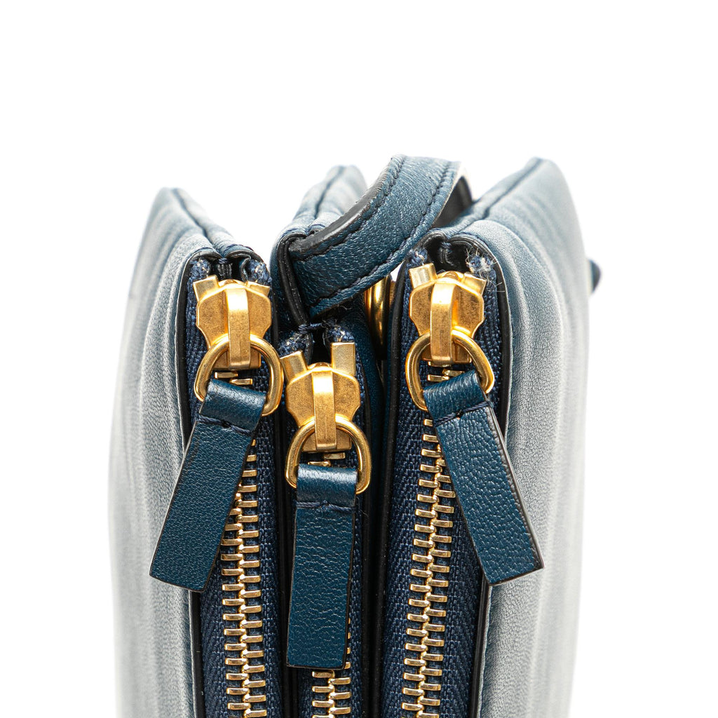 Celine Small Lambskin Trio Crossbody