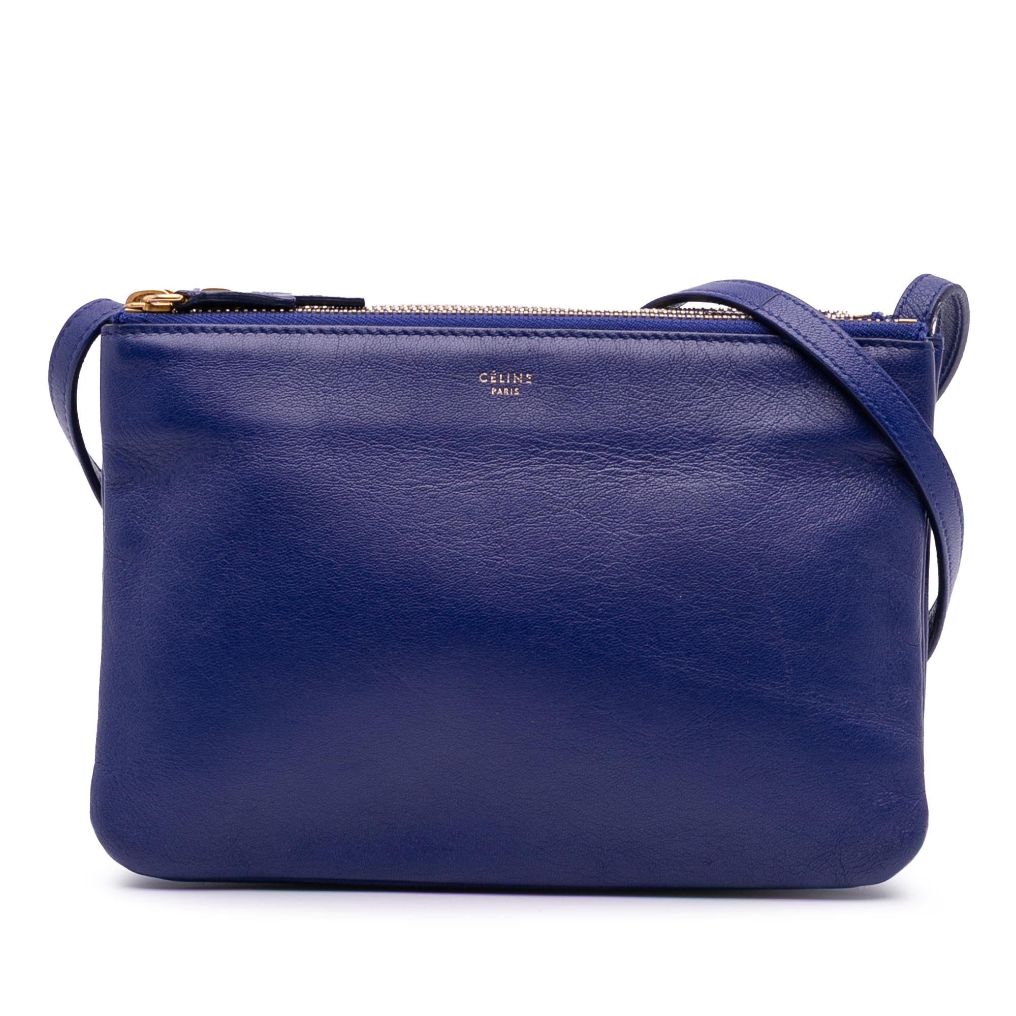 Celine Small Lambskin Trio Crossbody