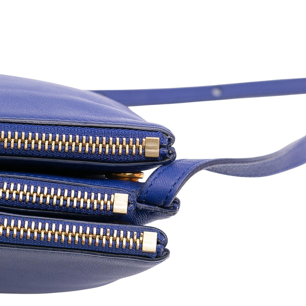 Celine Small Lambskin Trio Crossbody