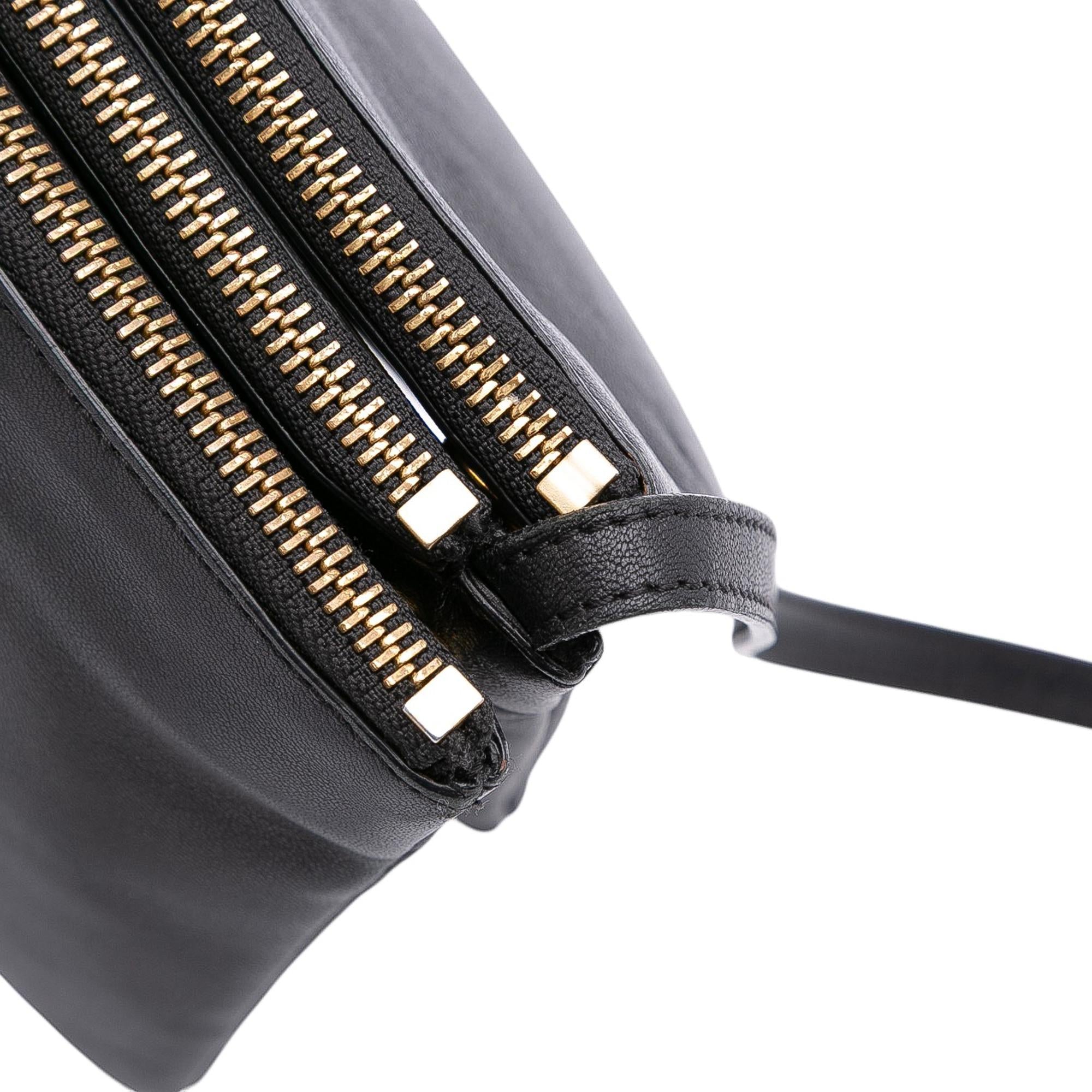 Celine Small Lambskin Trio Crossbody