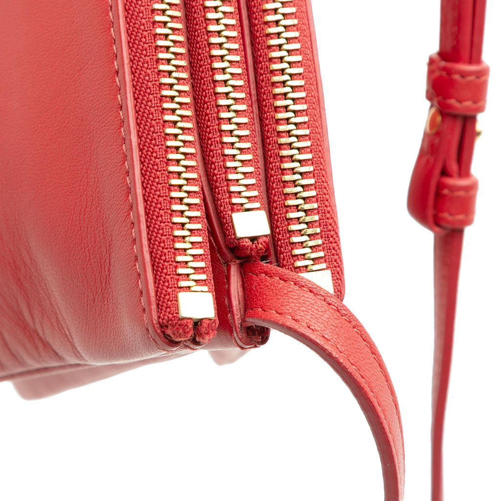 Celine Small Lambskin Trio Crossbody