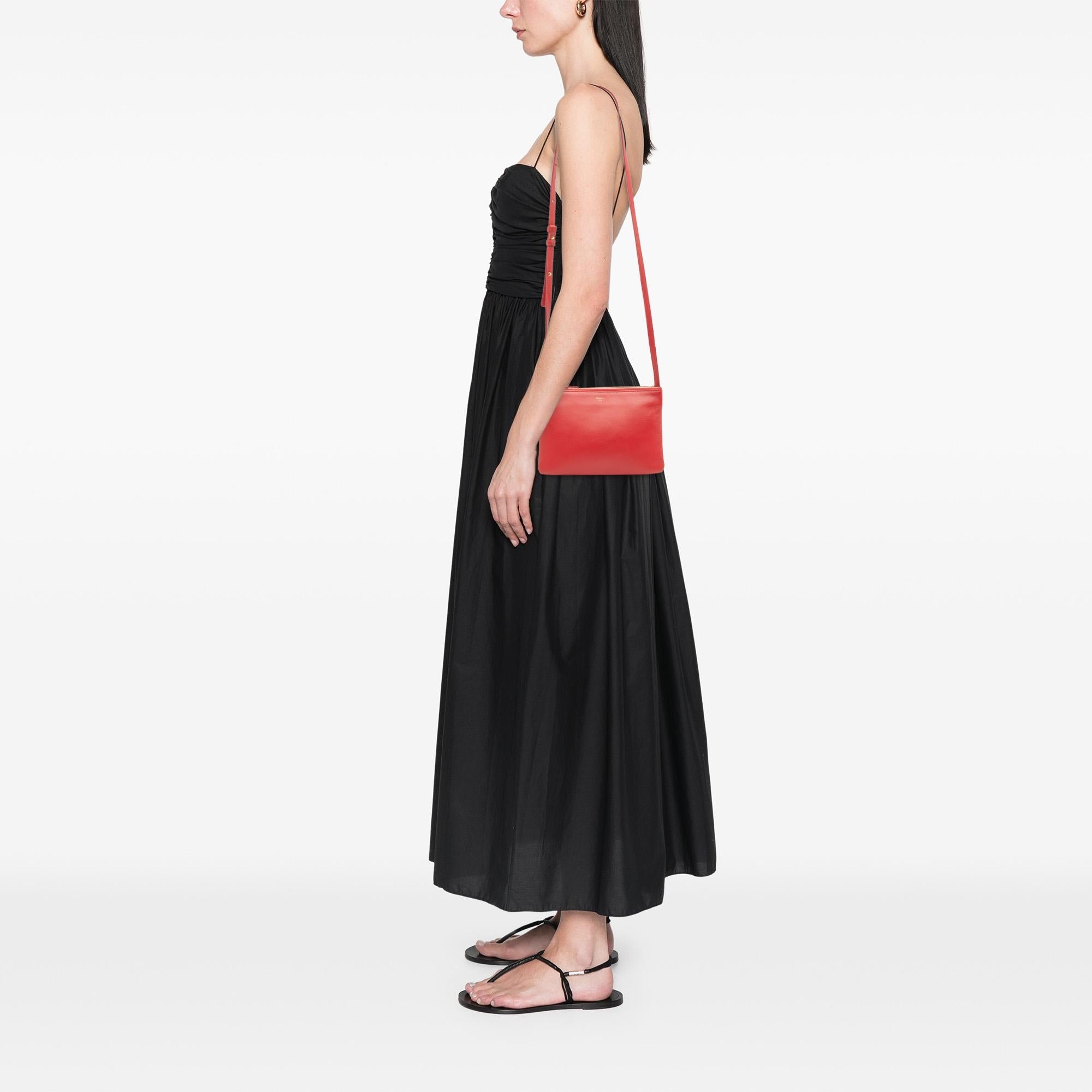 Celine Small Lambskin Trio Crossbody