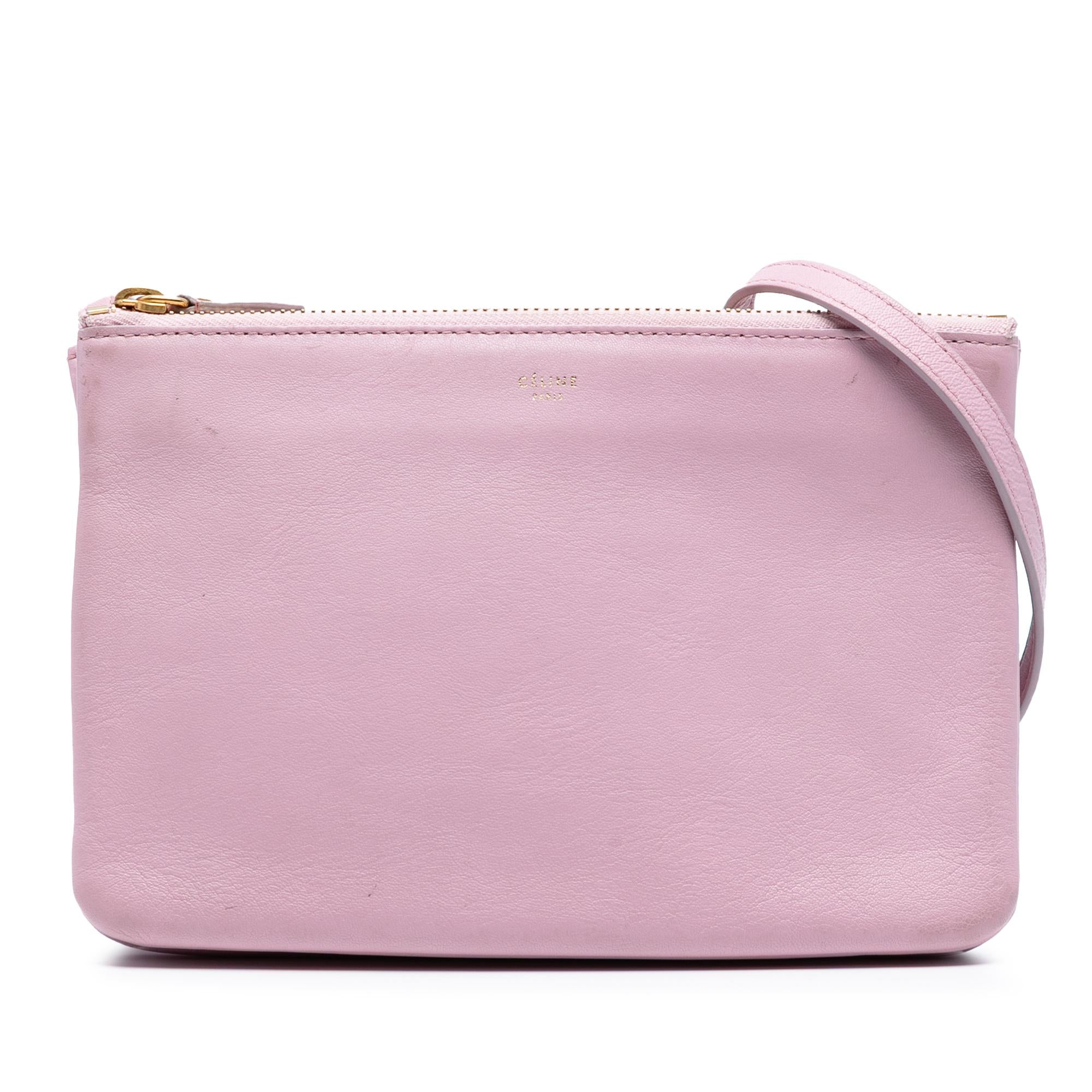 Celine Small Lambskin Trio Crossbody