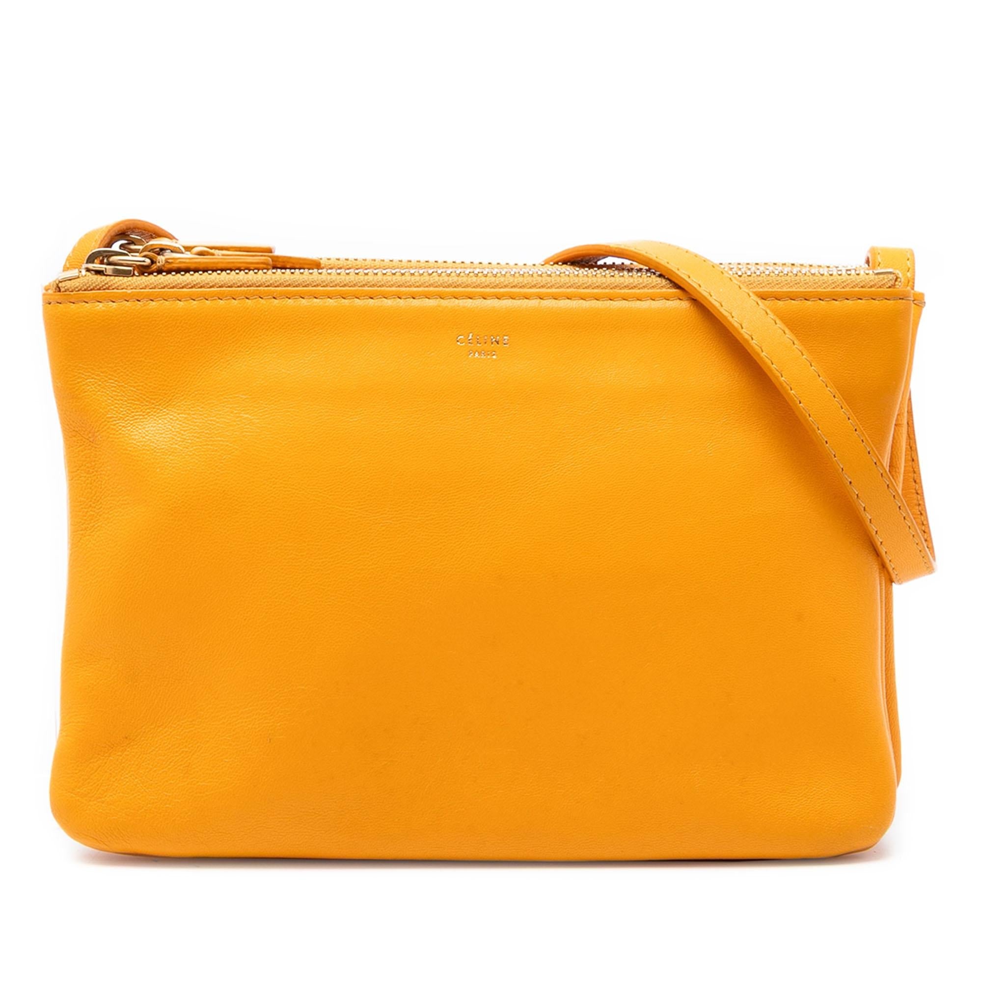 Celine Small Lambskin Trio Crossbody