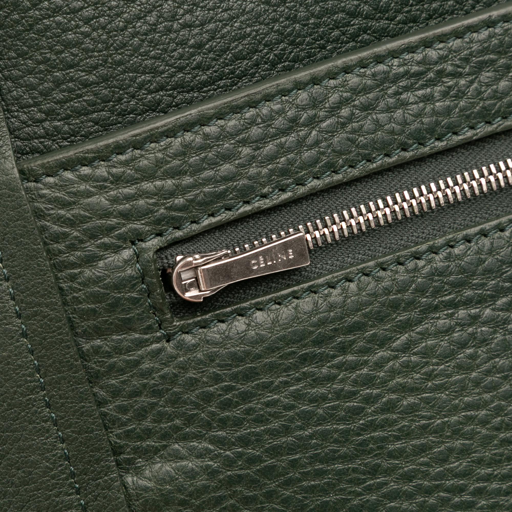 Celine Small Leather Seau Sangle Bucket Bag
