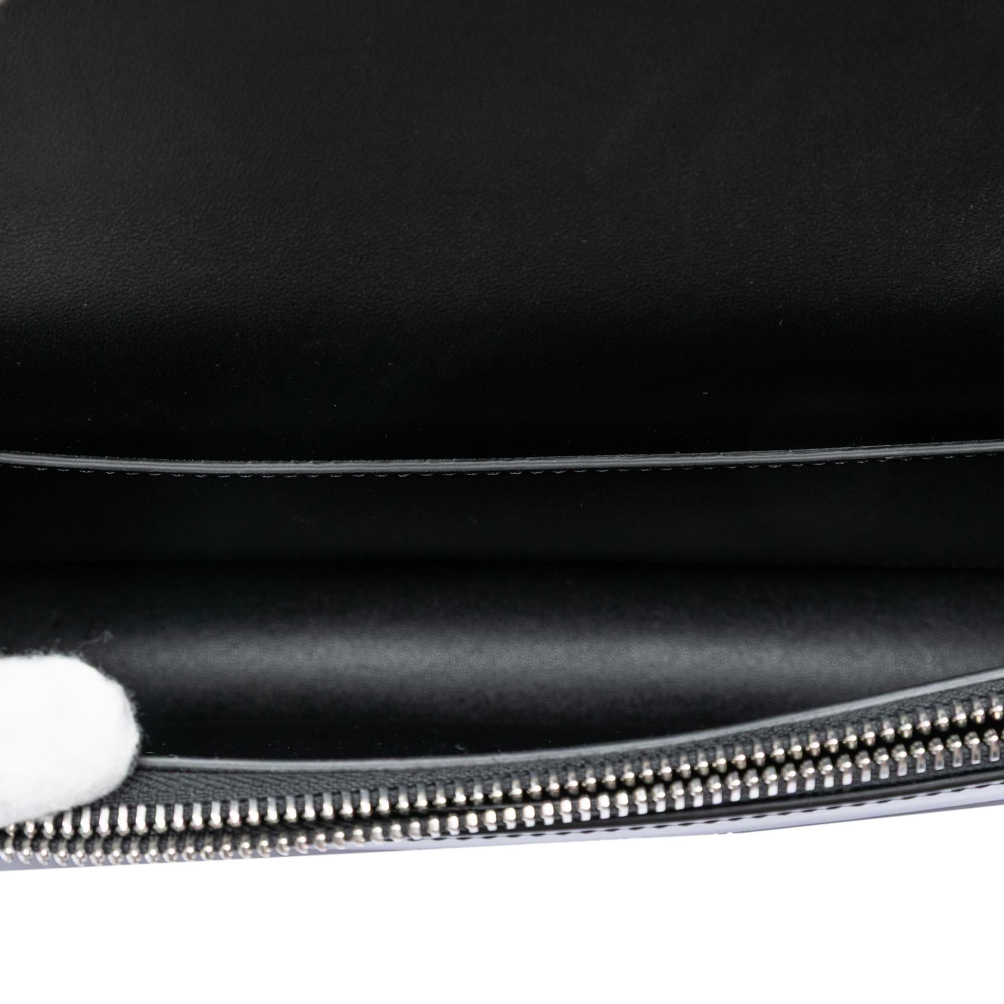 Celine Small Shiny Calfskin Triomphe Cartable Satchel