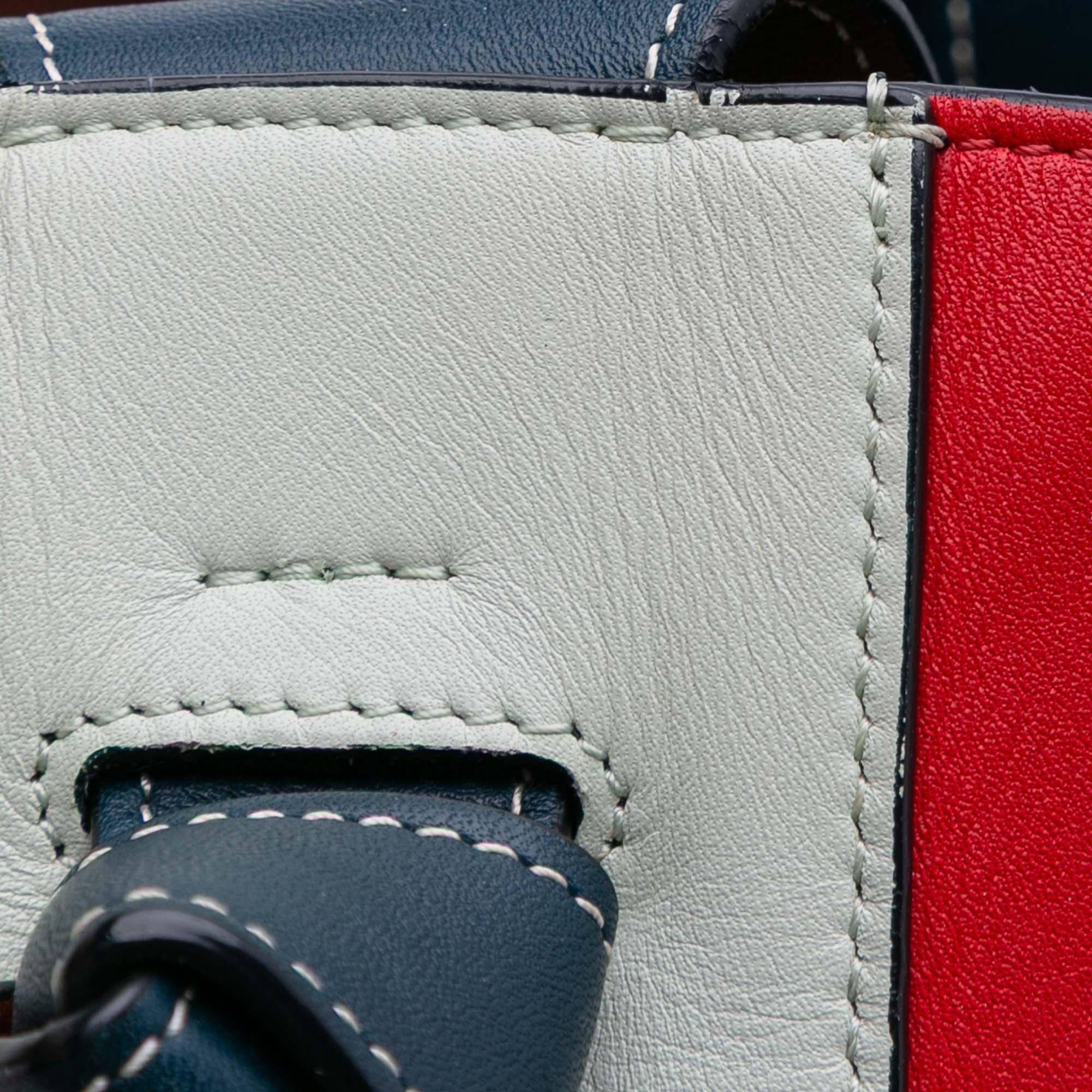 Celine Small Shiny Smooth Calfskin Twisted Cabas Tote