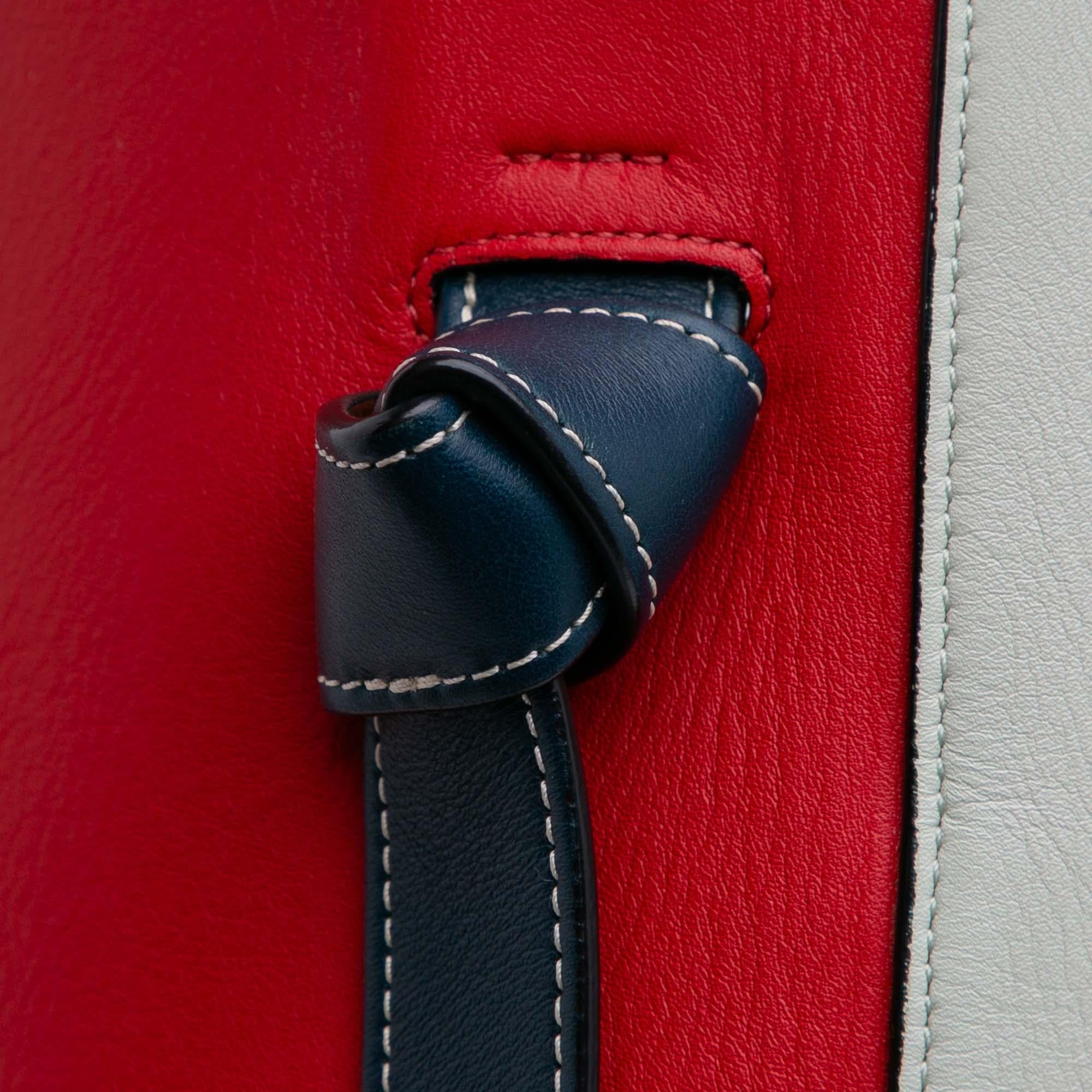 Celine Small Shiny Smooth Calfskin Twisted Cabas Tote