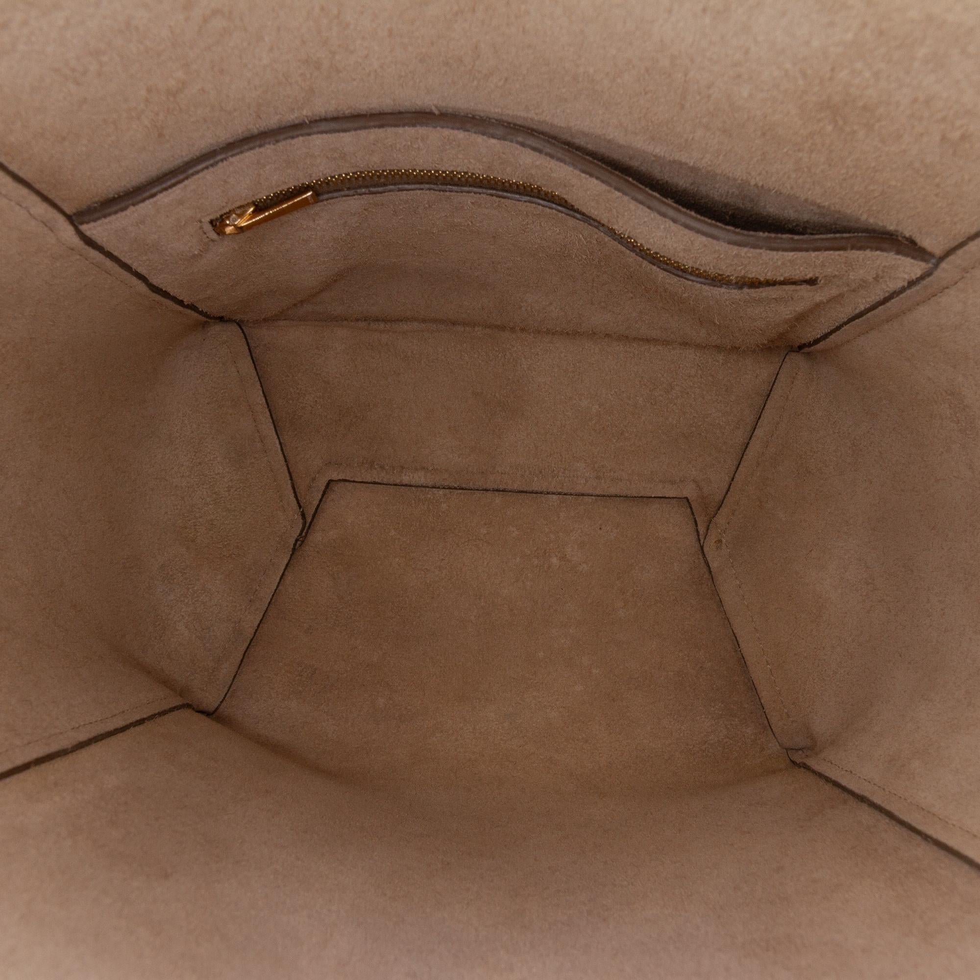 Celine Small Soft Grained Calfskin Seau Sangle Bucket Bag