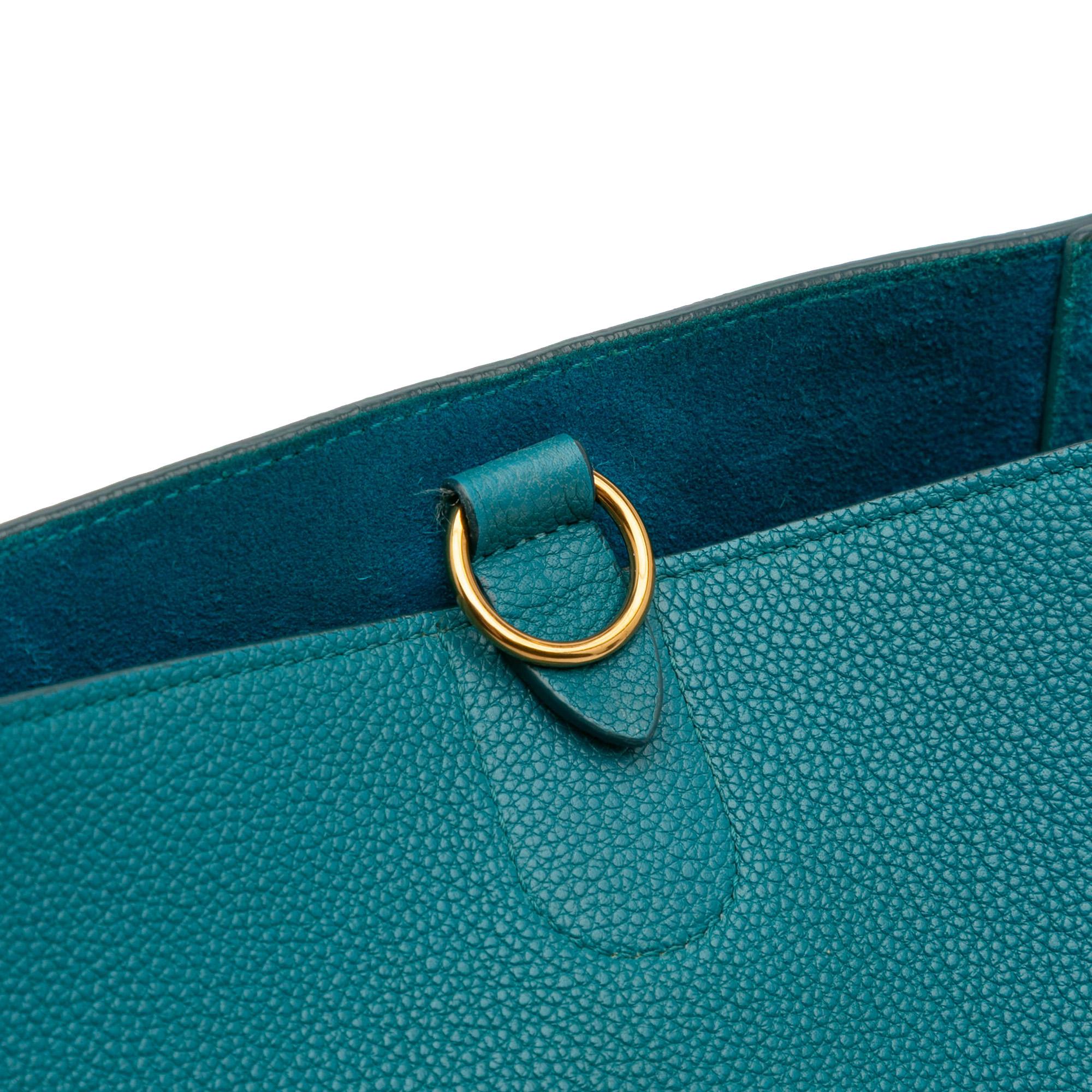 Celine Small Soft Grained Calfskin Seau Sangle Bucket Bag