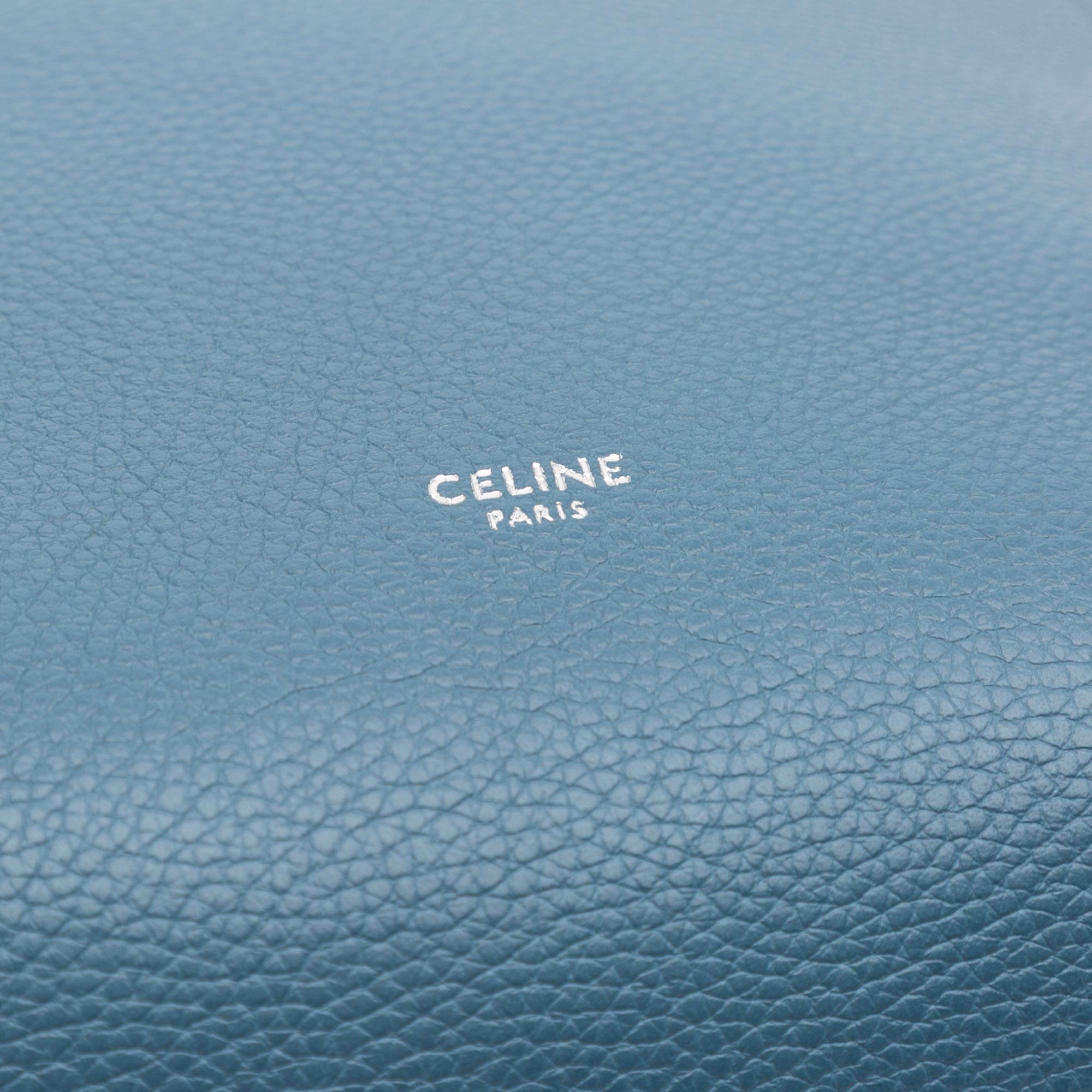 Celine Small Soft Grained Calfskin Seau Sangle Bucket Bag