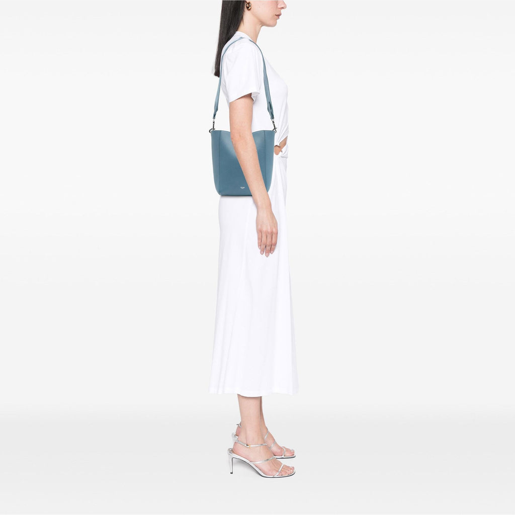Celine Small Soft Grained Calfskin Seau Sangle Bucket Bag