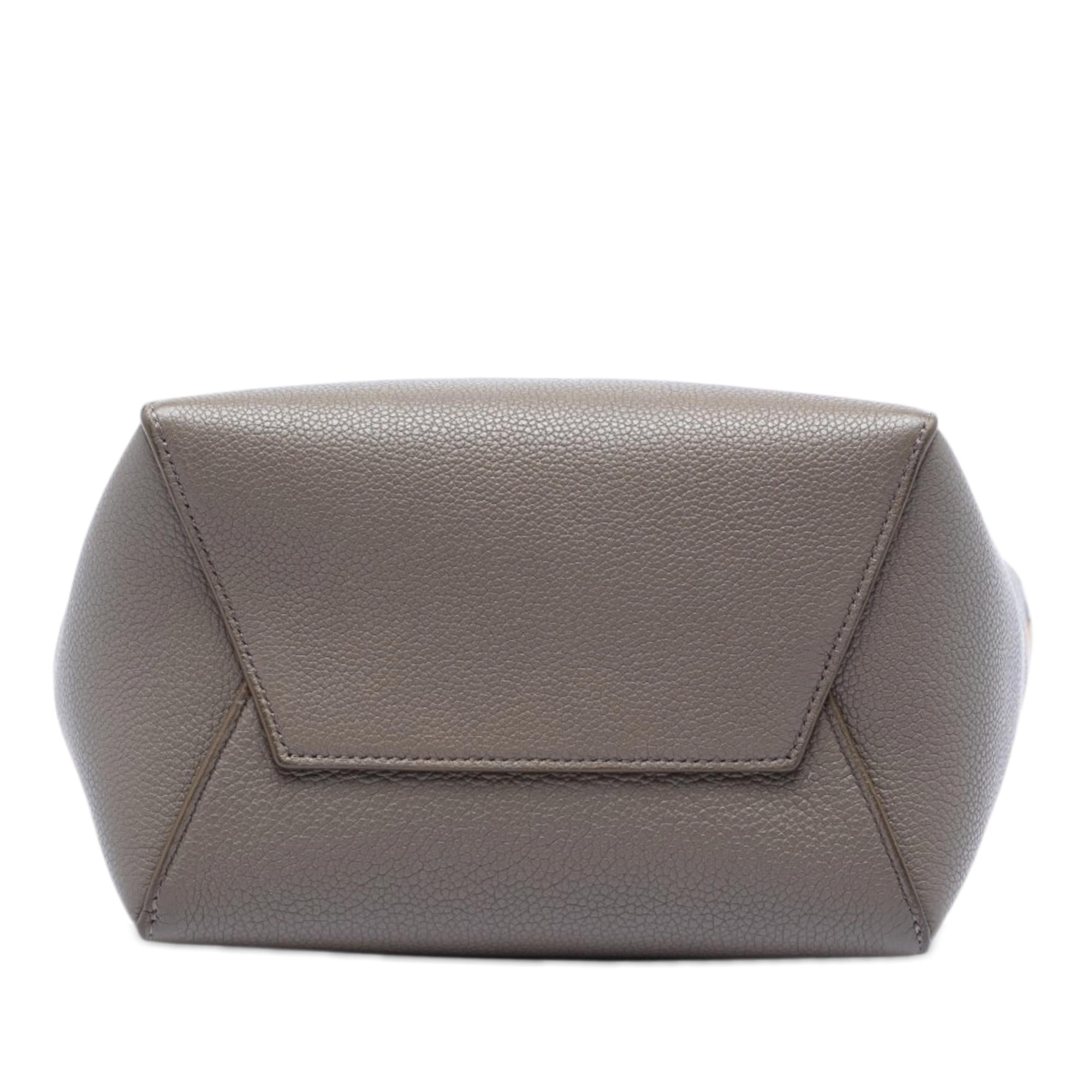 Celine Small Soft Grained Calfskin Seau Sangle Bucket Bag