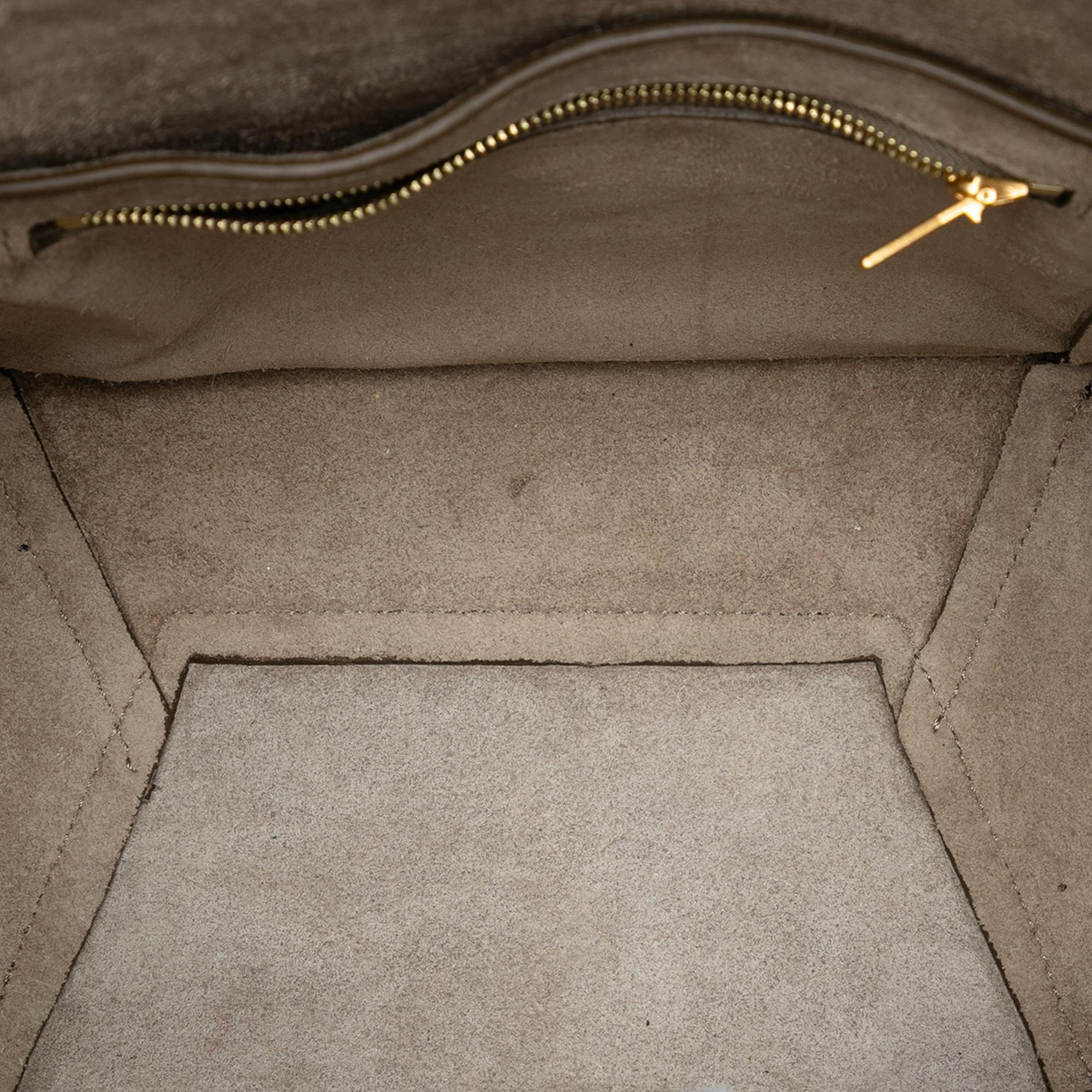 Celine Small Soft Grained Calfskin Seau Sangle Bucket Bag