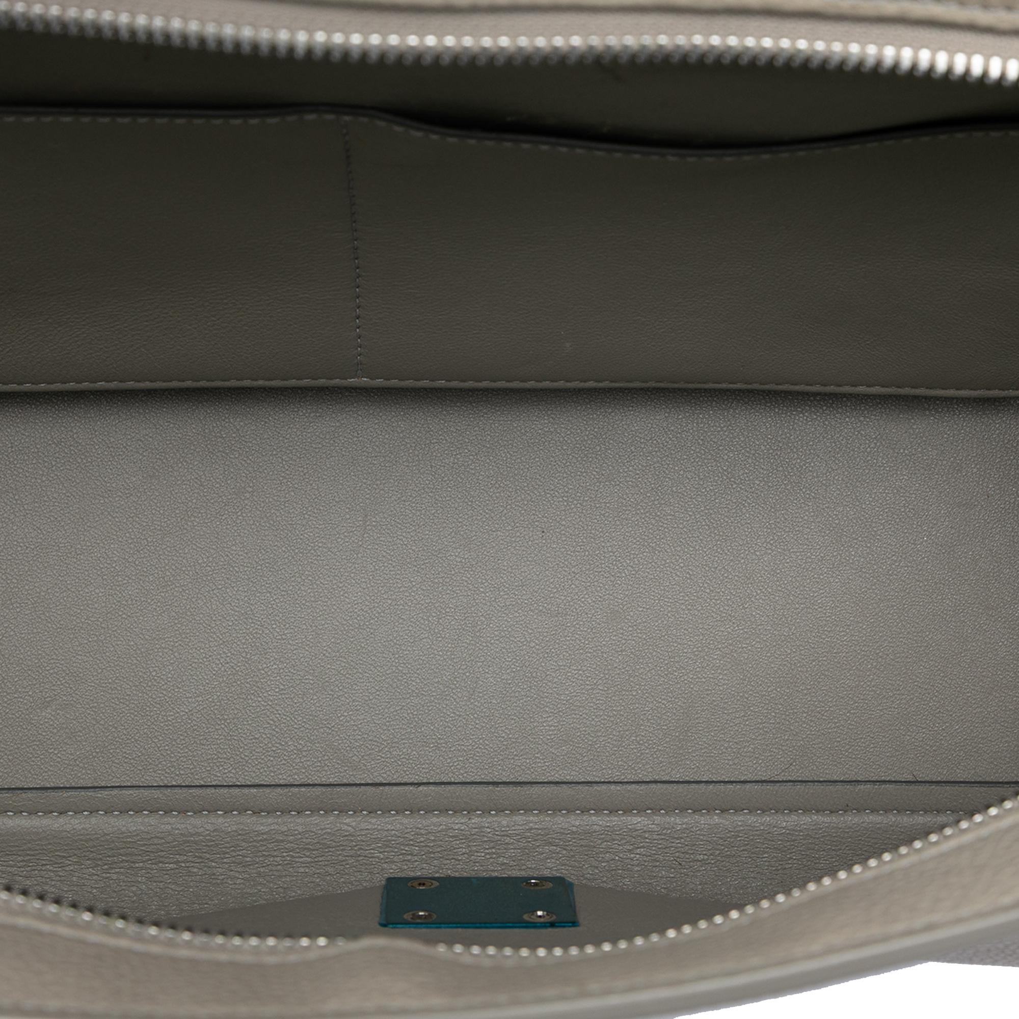 Celine Small Tricolor Leather Trapeze Satchel