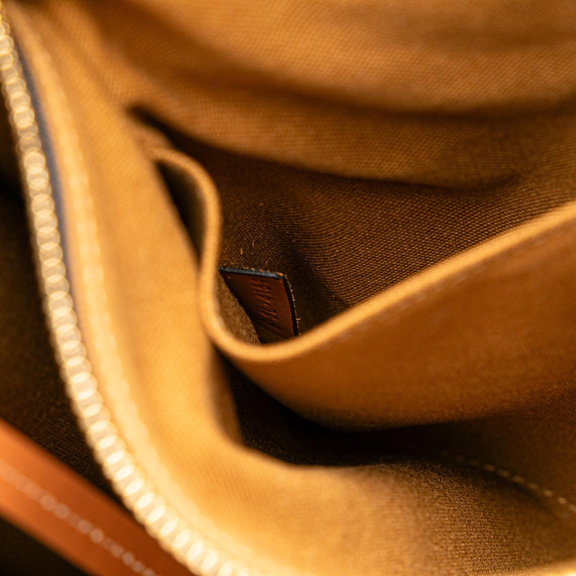 Celine Small Triomphe Coated Canvas Vertical Cabas Tote