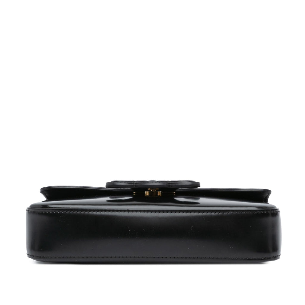 Celine Smooth Calfskin Cuir Triomphe Chain Shoulder Bag