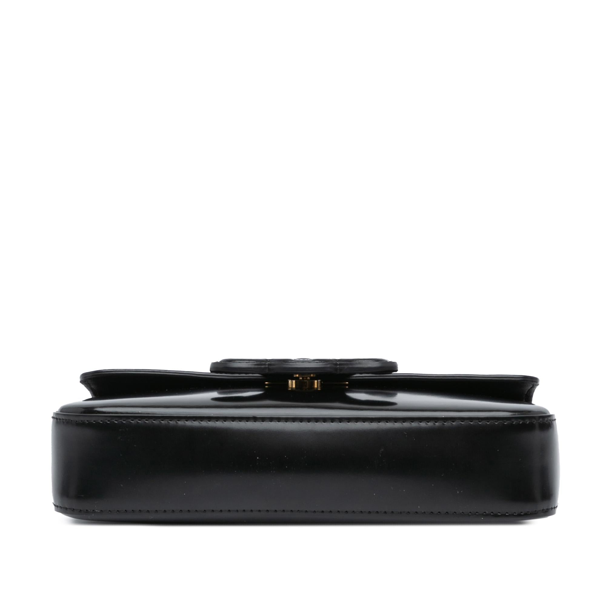 Celine Smooth Calfskin Cuir Triomphe Chain Shoulder Bag