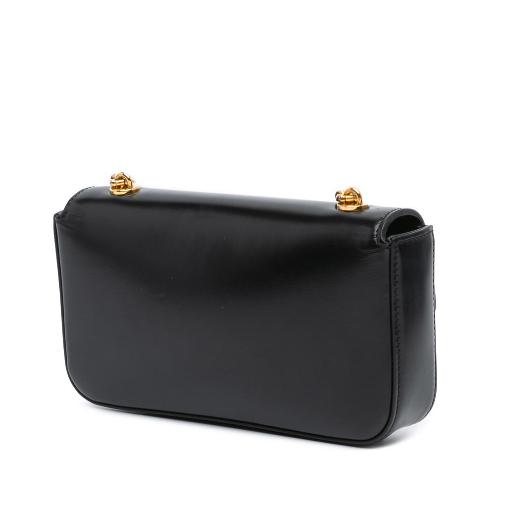 Celine Smooth Calfskin Cuir Triomphe Chain Shoulder Bag